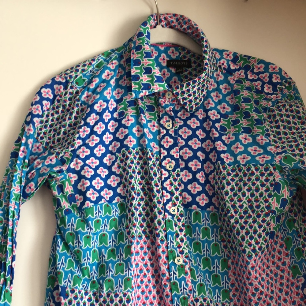 Multi-Design Button-Down Blouse - image 2